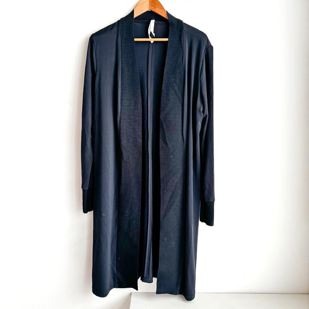 Iris Setlakwe Sheer Sweater Detail Long Cardigan XL
